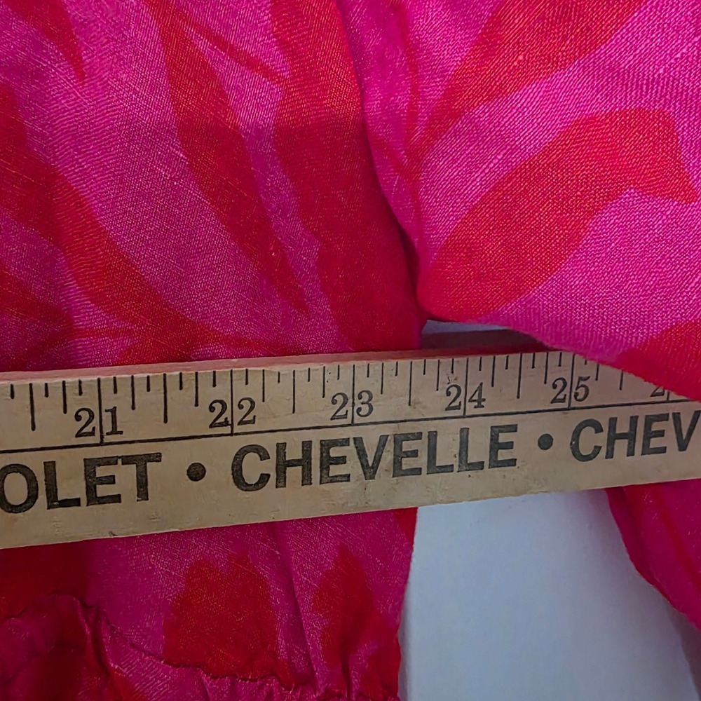 Kate Spade New York Target Pink Red Floral V-Neck Midi Dress 3X NWT Soft Girl - Picture 8 of 9